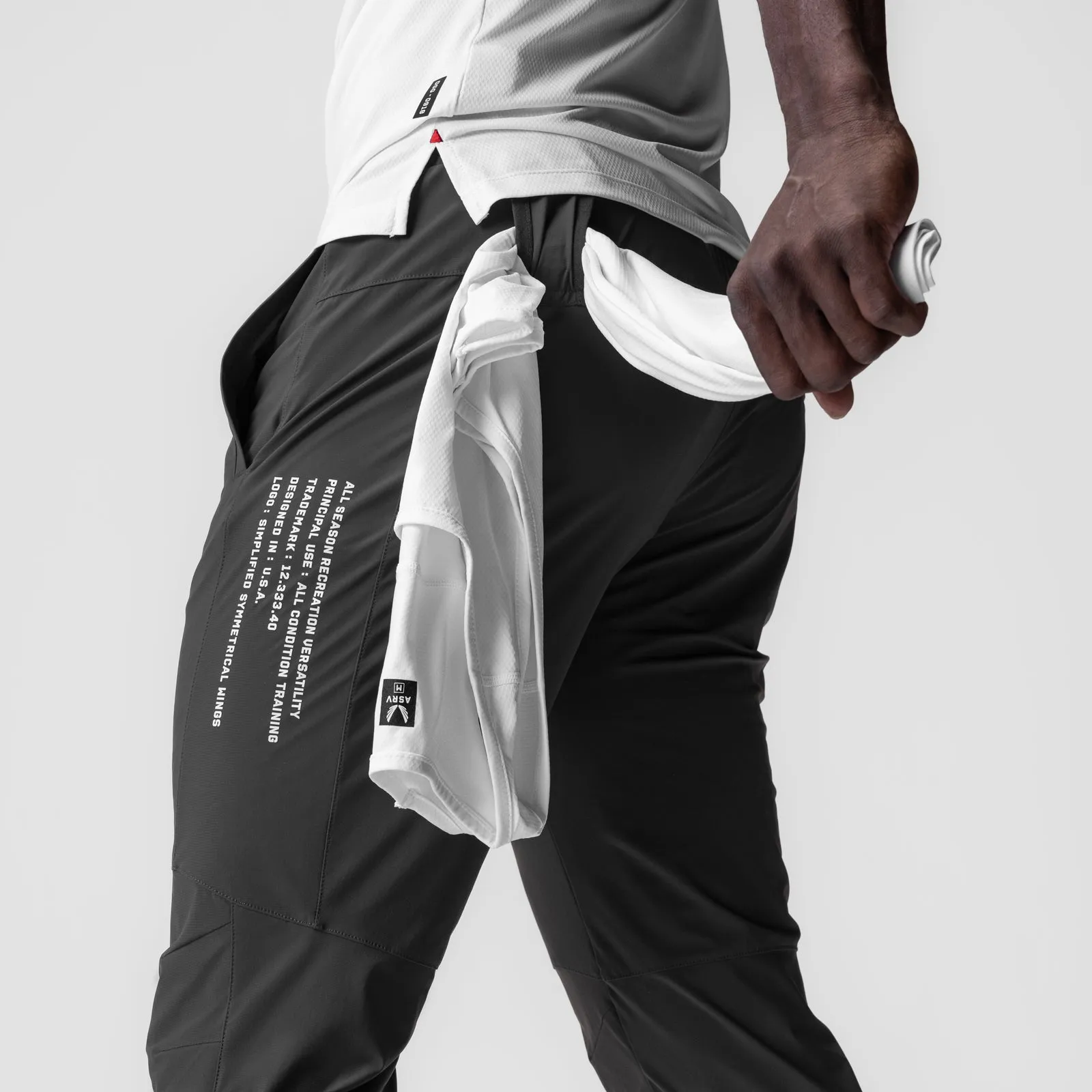 0959. Tetra-Lite® Moto Jogger - Space Grey "Multi-Text"