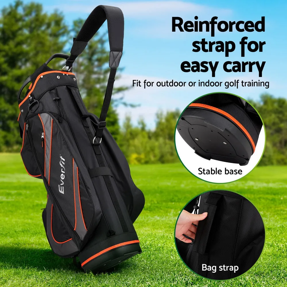 14-Way Divider Golf Stand Bag w/ Cooler Pocket, Everfit