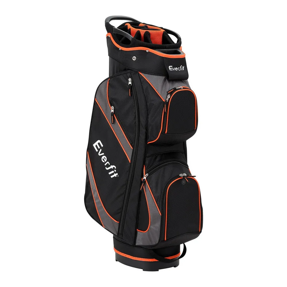 14-Way Divider Golf Stand Bag w/ Cooler Pocket, Everfit