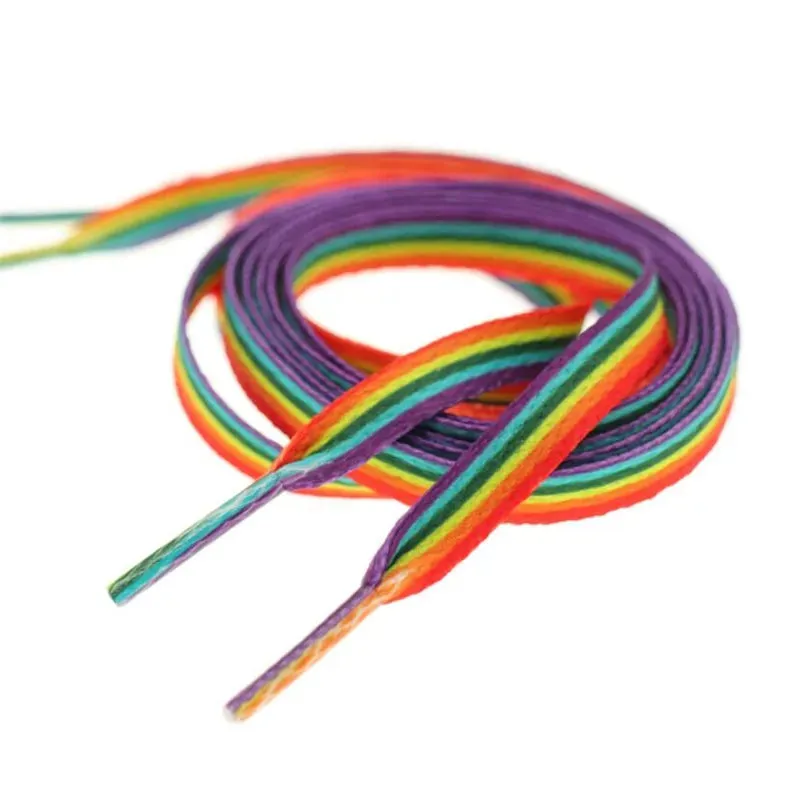 1Pair Rainbow Shoelaces