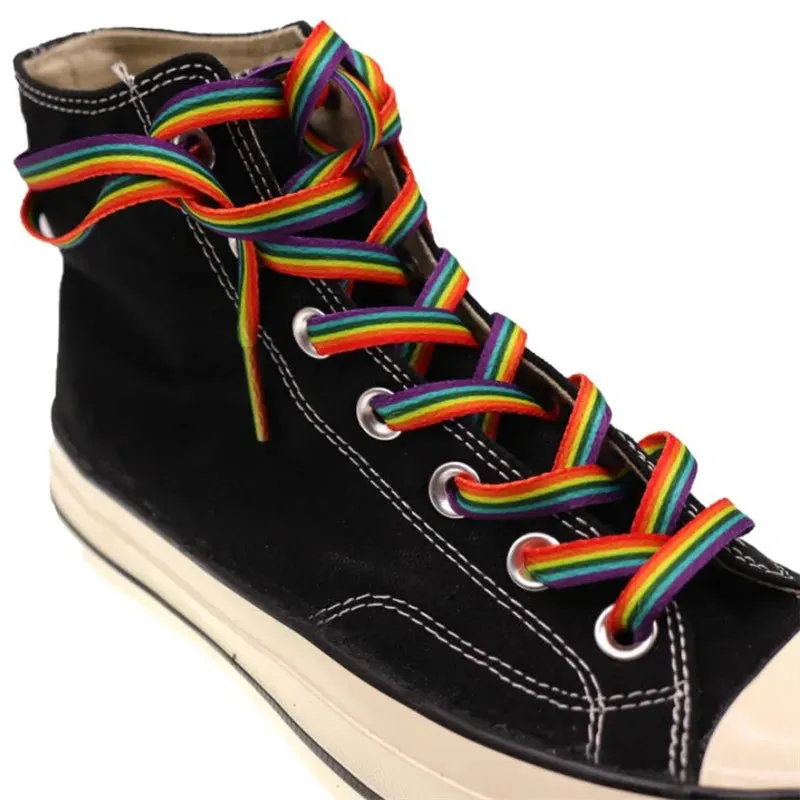 1Pair Rainbow Shoelaces