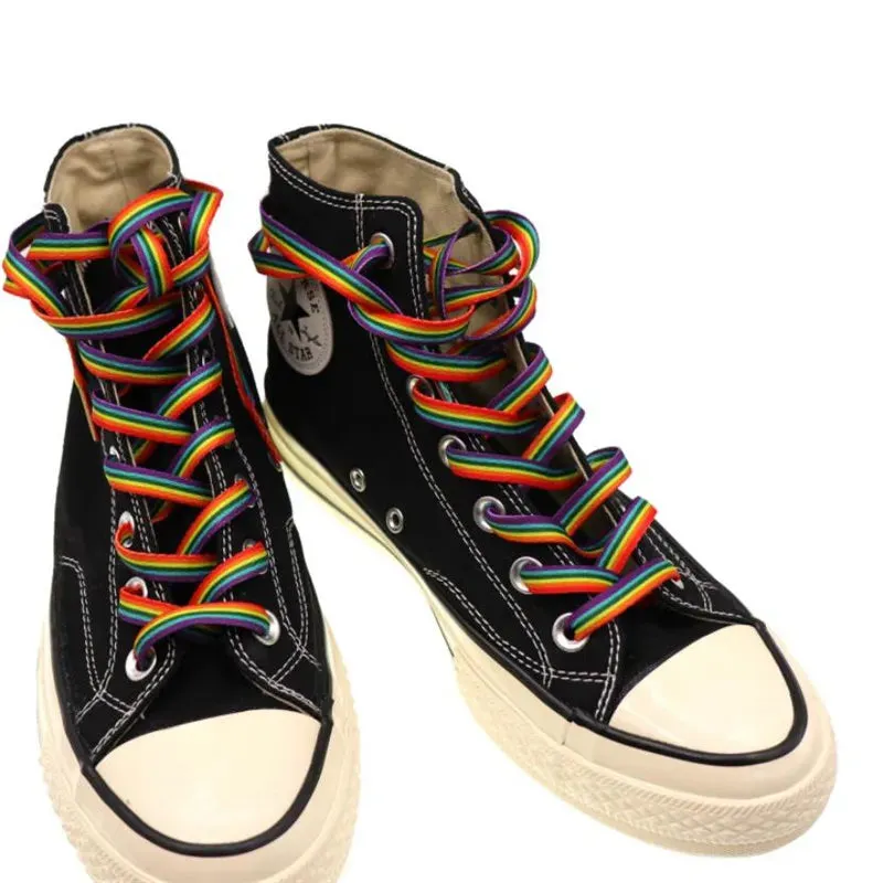 1Pair Rainbow Shoelaces