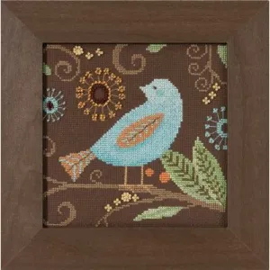 2018 Out on a Limb Series ~ Aqua Bird Cross Stitch Kit