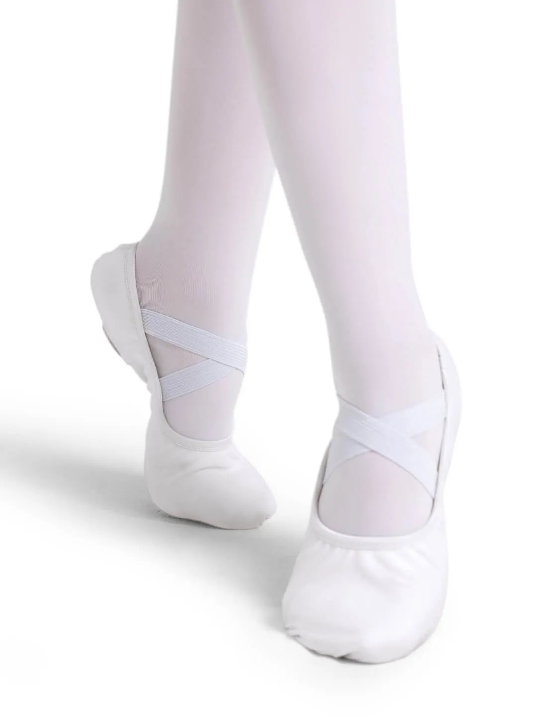 2037w (BLK, LPK, WHT) Capezio Canvas Ballet Slipper