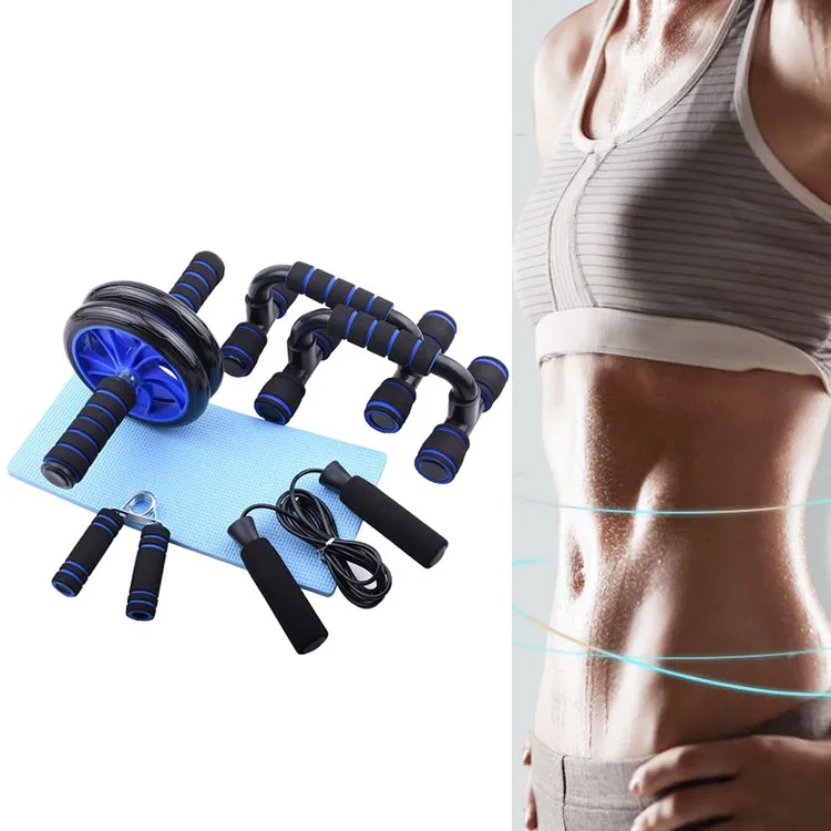 5 In 1 Family Fitness Exercise Abdominal Wheel Set