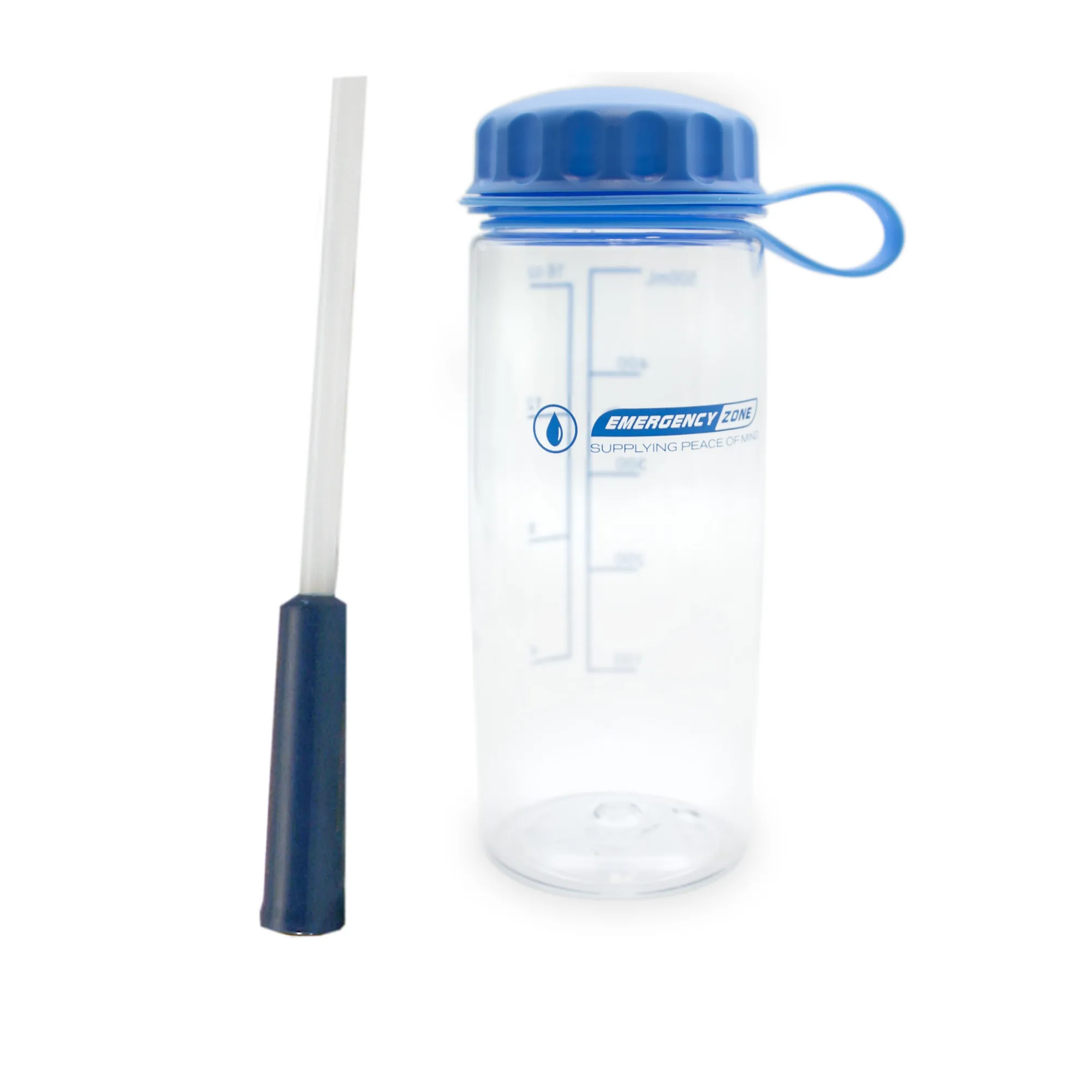 500ml Water Bottle and Straw Filter