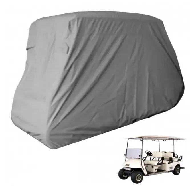 6 Passenger Golf Cart Storage Cover Grey