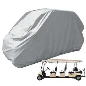 8 Passenger Golf Cart Storage Cover Grey