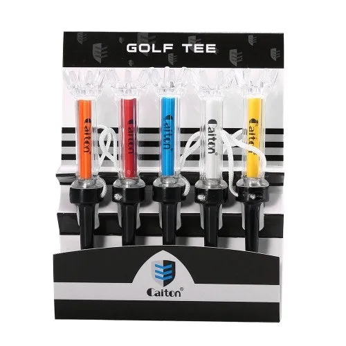 90mm 5Pcs Golf Training Ball Tee Magnetic Step Down Golf Ball Holder Tees Golf Accessories