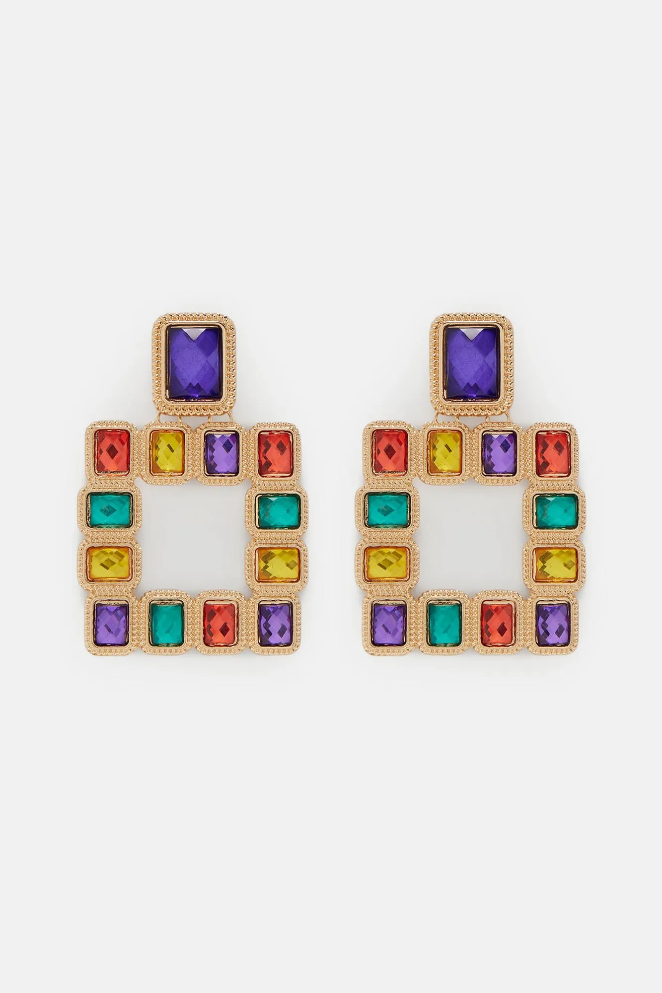 A Whole New World Earrings - Gold/Multi