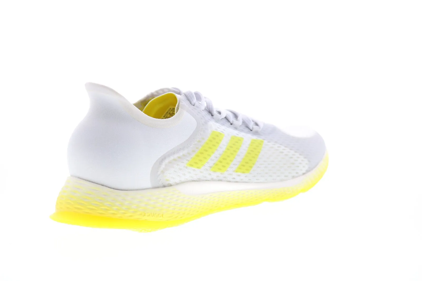 Adidas Focus Breathe In EG1096 Womens White Mesh Lace Up Athletic Running Shoes