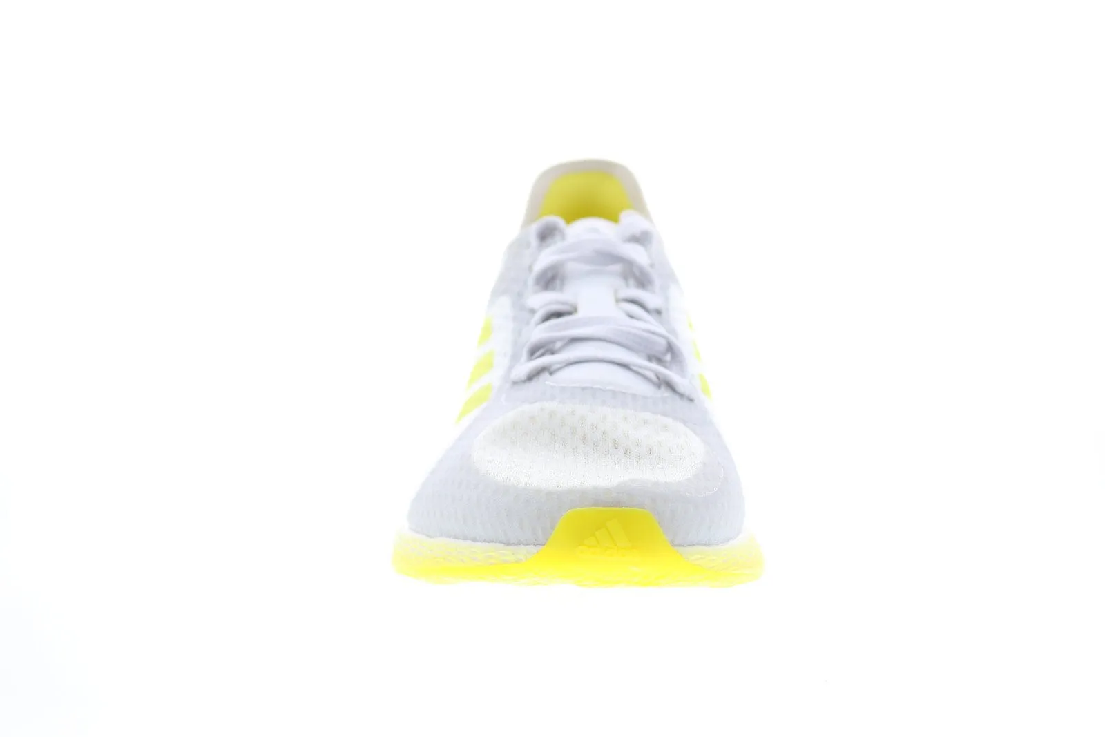 Adidas Focus Breathe In EG1096 Womens White Mesh Lace Up Athletic Running Shoes