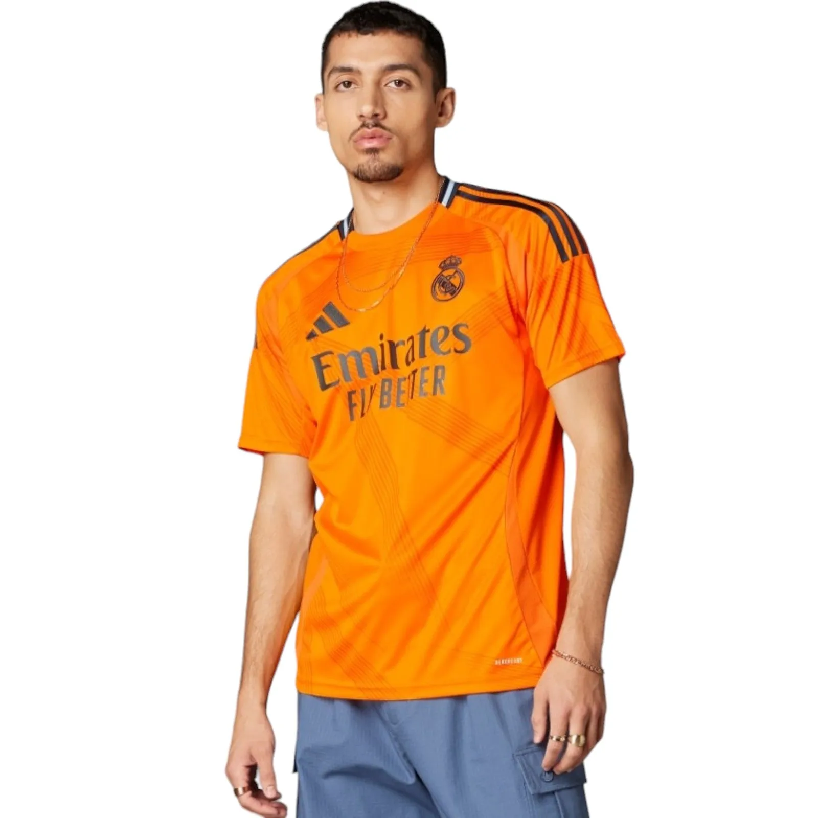 adidas Real Madrid 2024/25 Short Sleeved Away Jersey