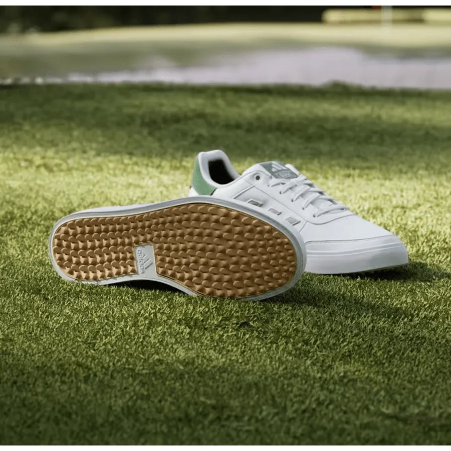 Adidas Retrocross 24 Spikeless Golf Shoes - White/Green