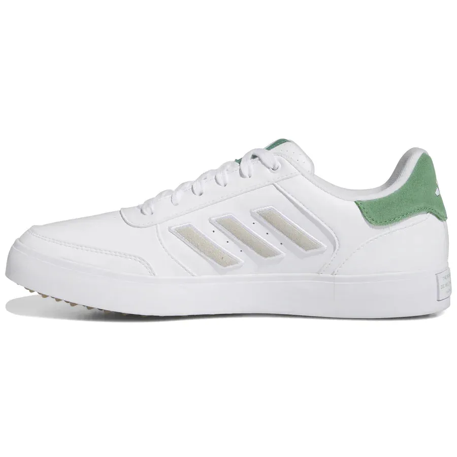 Adidas Retrocross 24 Spikeless Golf Shoes - White/Green