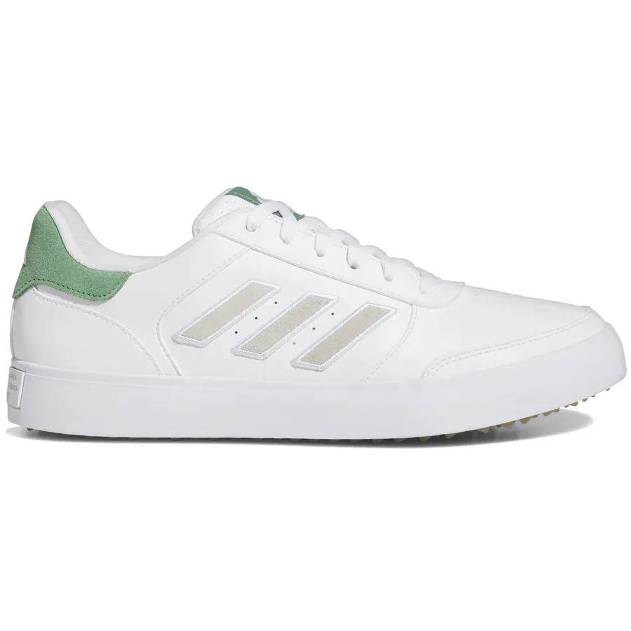 Adidas Retrocross 24 Spikeless Golf Shoes - White/Green