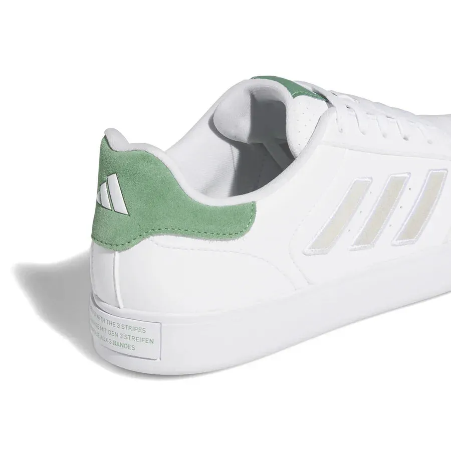 Adidas Retrocross 24 Spikeless Golf Shoes - White/Green