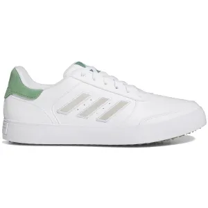 Adidas Retrocross 24 Spikeless Golf Shoes - White/Green