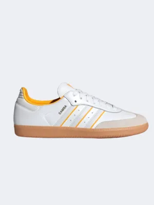 Adidas Samba Og Men Original Shoes White/Crew Yellow