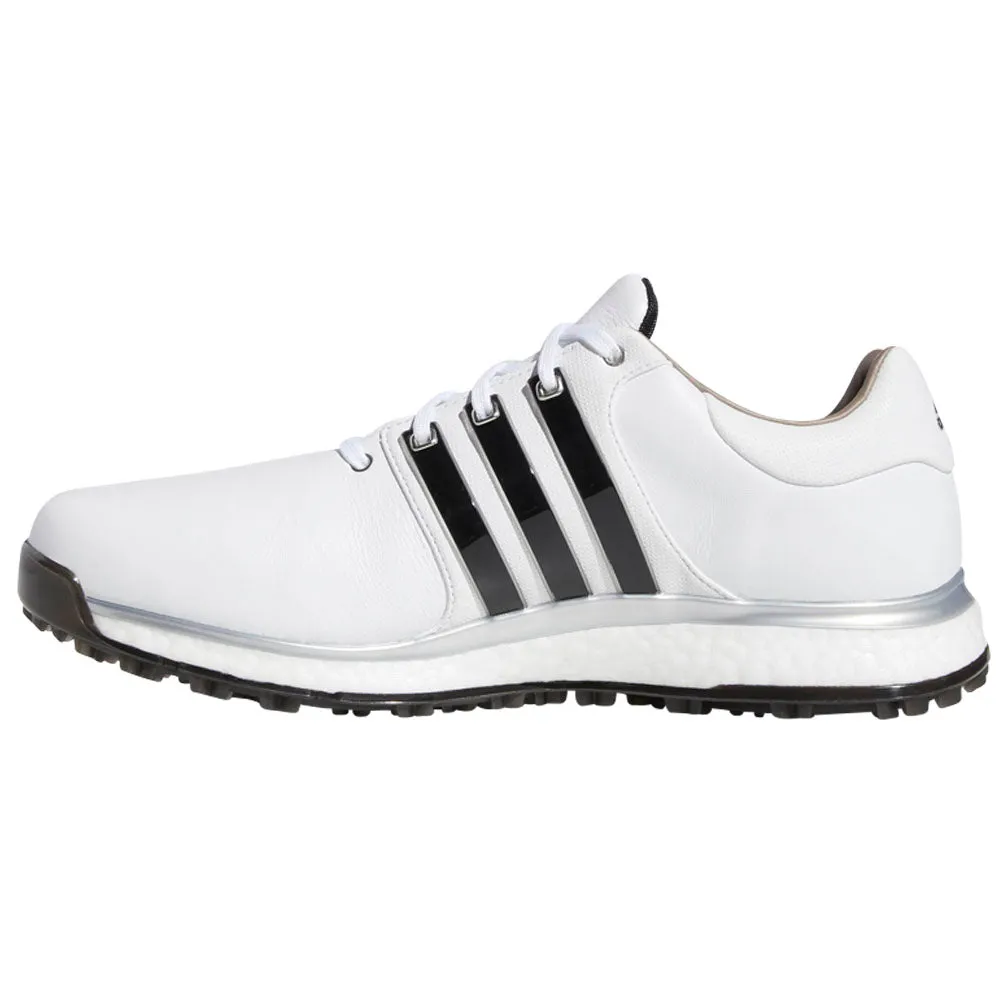 adidas Tour 360 XT-SL Spikeless Waterproof Shoes - White/Black/Silver