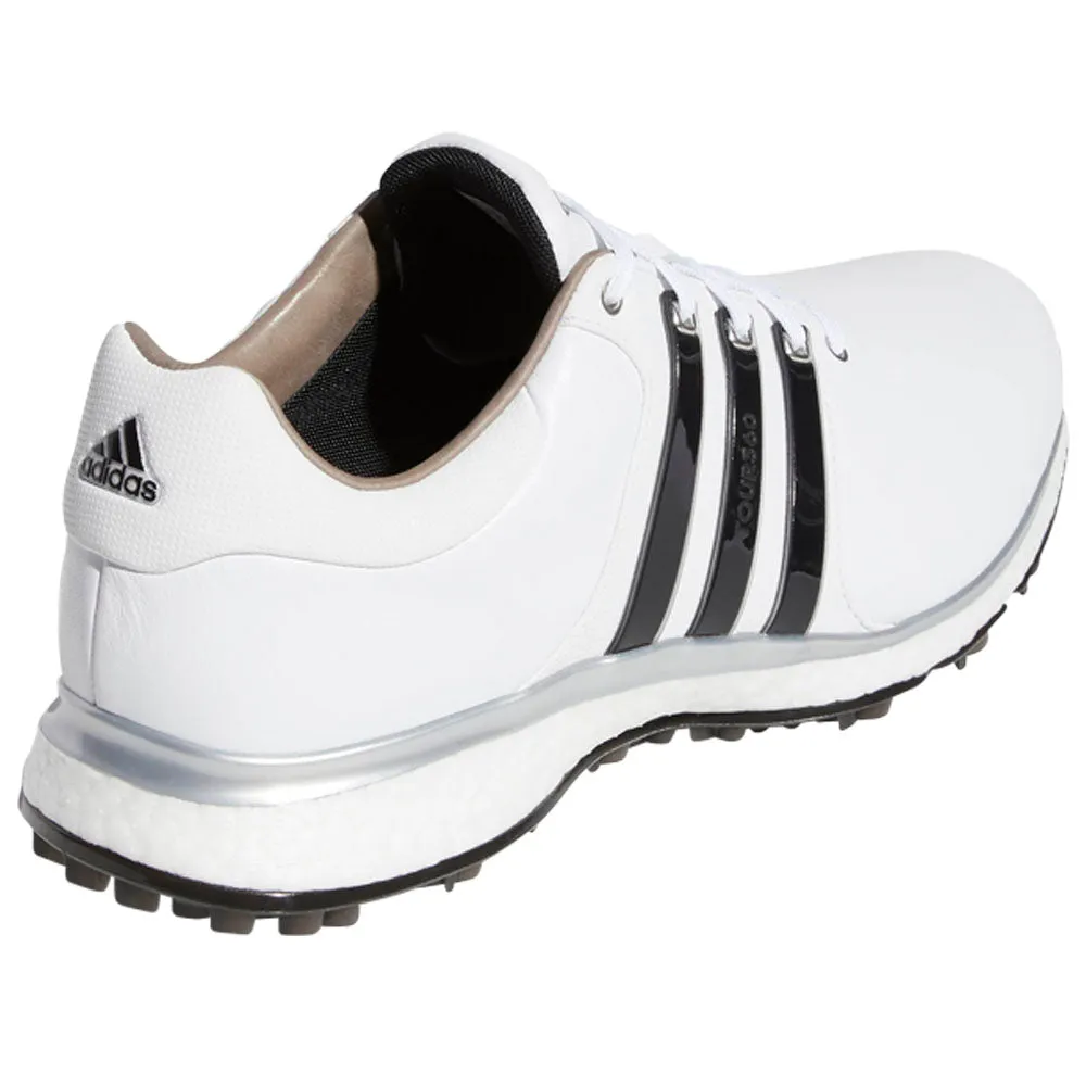 adidas Tour 360 XT-SL Spikeless Waterproof Shoes - White/Black/Silver