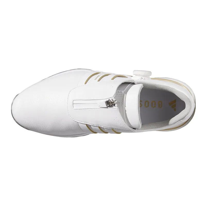 ADIDAS Tour360 BOA Men's Spikeless Shoes (White/Gold)