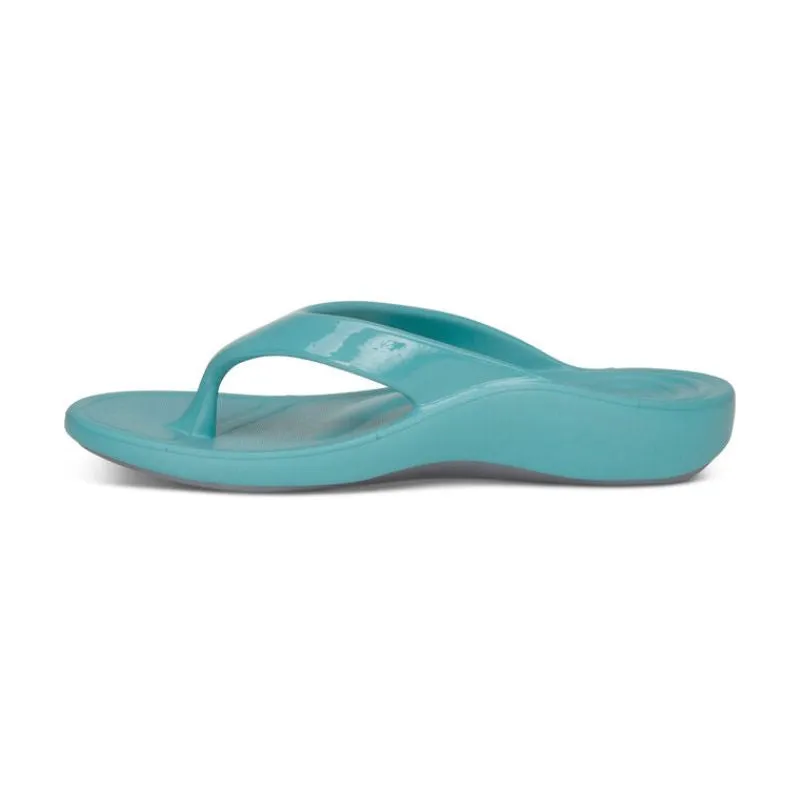 Aetrex Maui Aqua Women's Flips