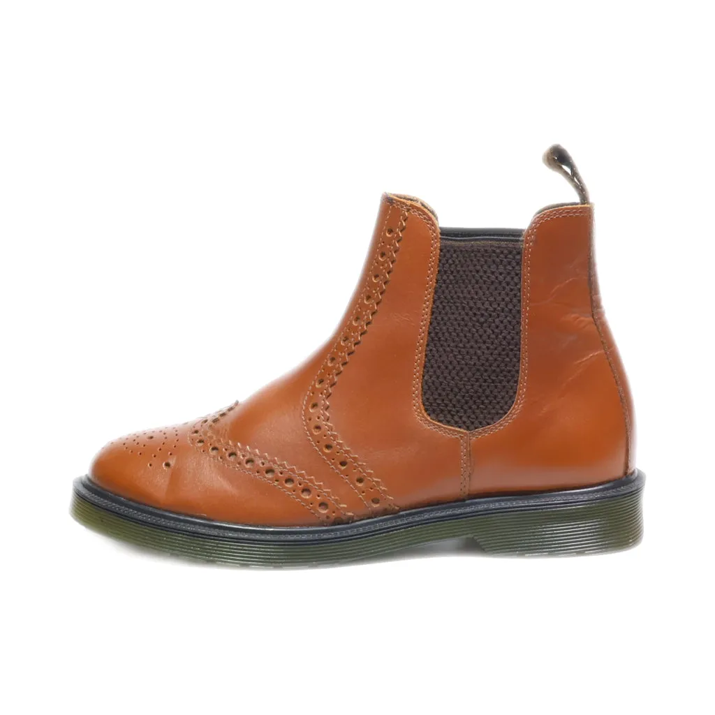 Aktrak Ankle Boots Leather Brown Colour For Men