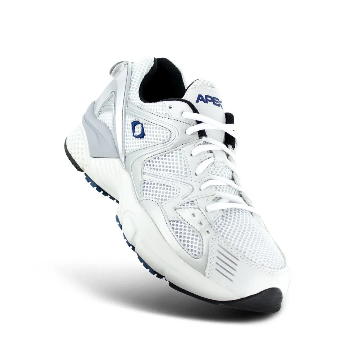 Apex X522m Boss Runner Men's Active Shoe In White/silver/blue