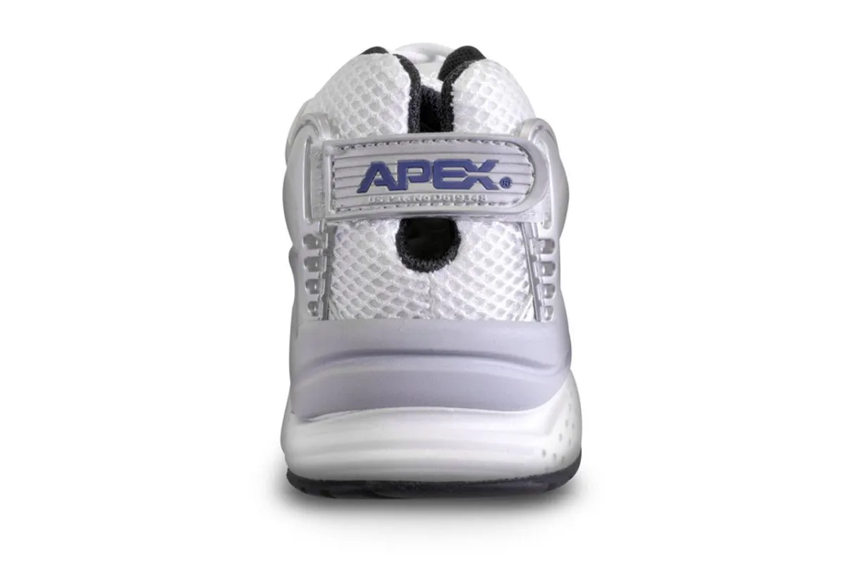 Apex X522m Boss Runner Men's Active Shoe In White/silver/blue