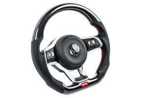 APR STEERING WHEEL - CARBON FIBER & PERFORATED LEATHER - MK7 GTI/GLI