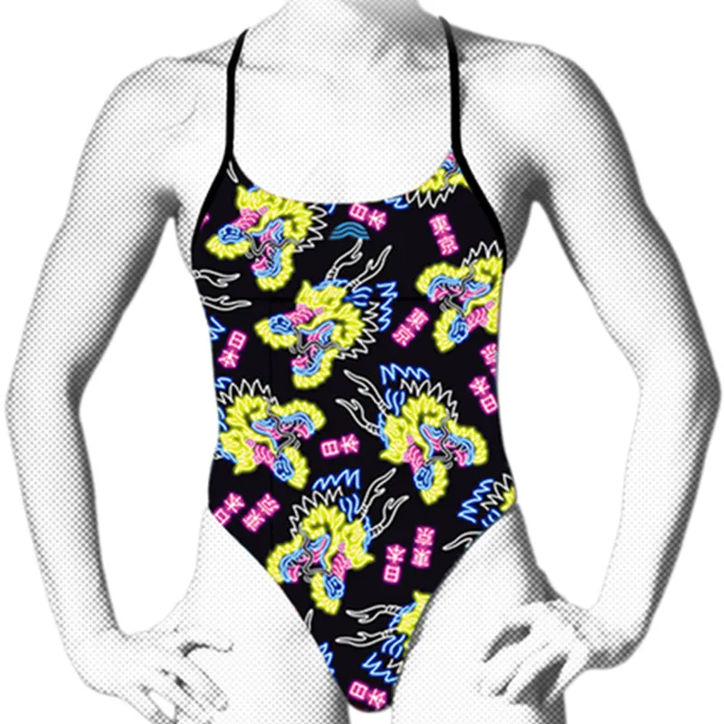 Aquarapid - Women's Sirio Japan Speed Back Printed Swimsuit