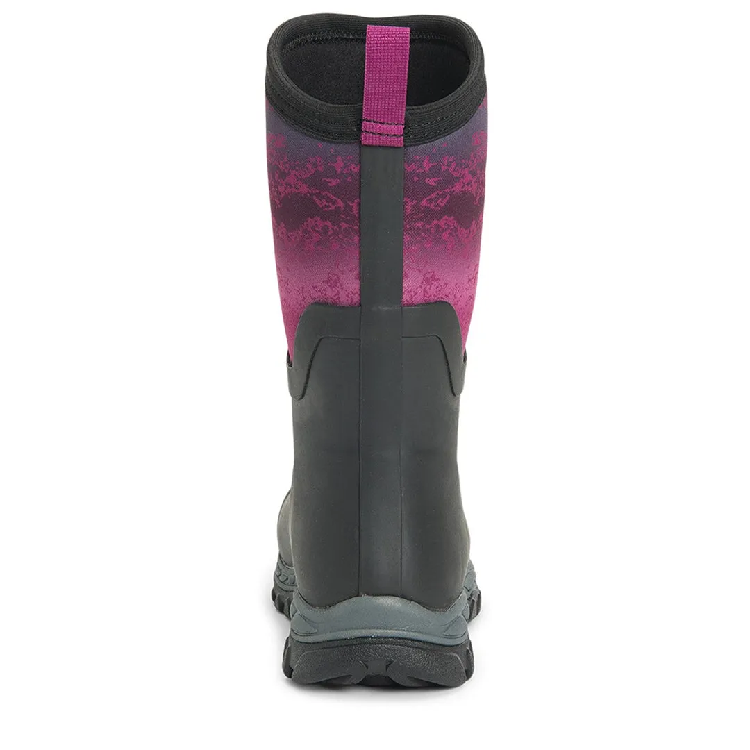 Arctic Sport II Mid - Magenta Digi Fade Print by Muckboot