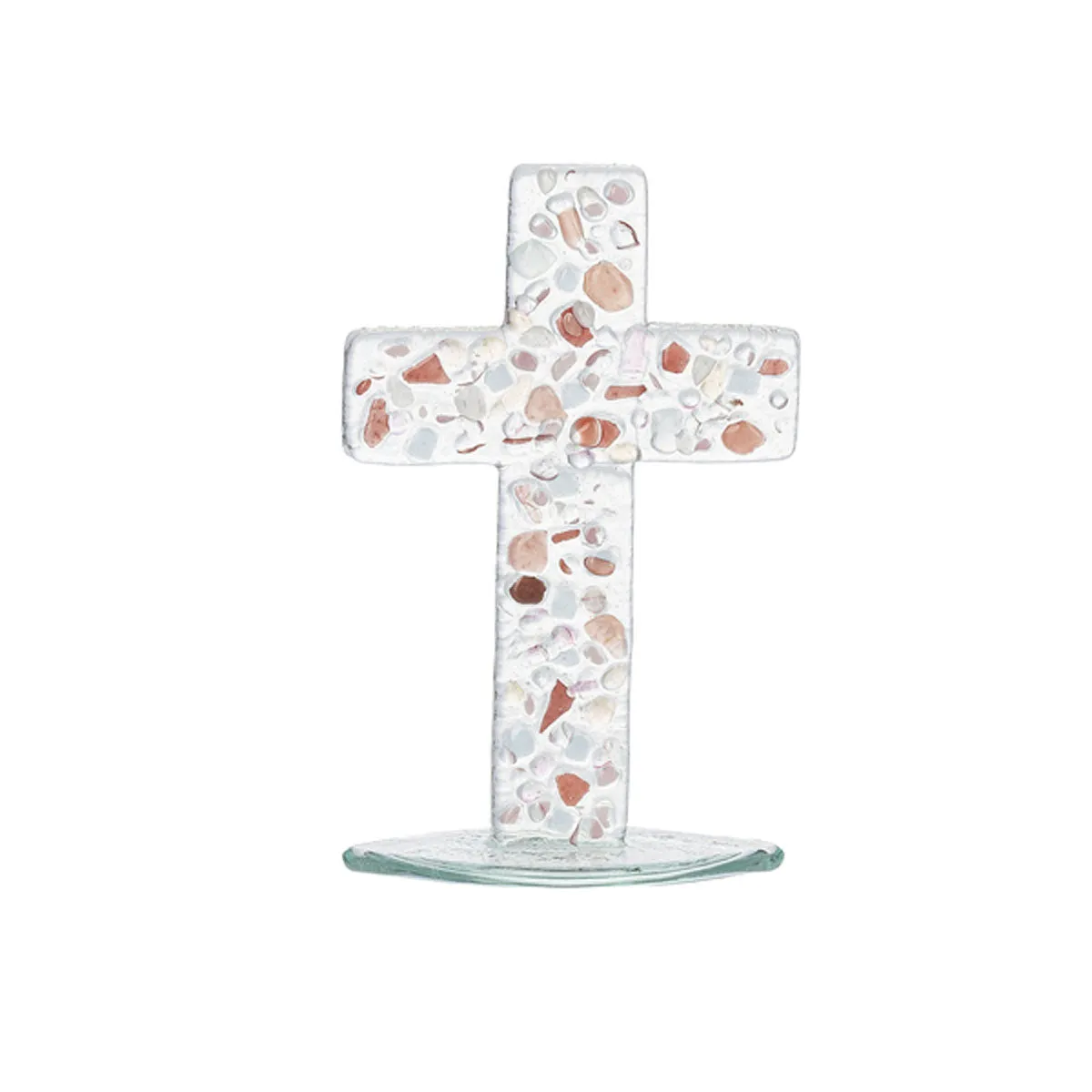 Art Glass Cross, Tabletop, 3 styles