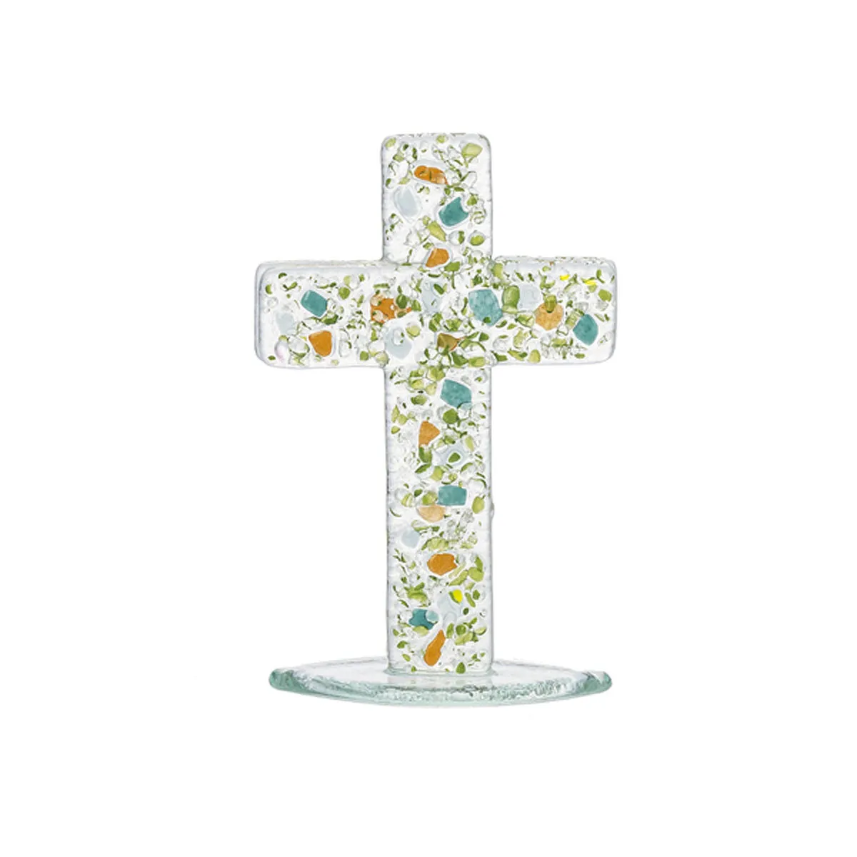 Art Glass Cross, Tabletop, 3 styles