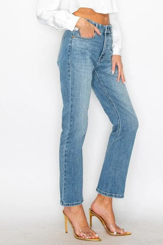 Artemis Vintage Tummy Control High Rise Straight Jeans