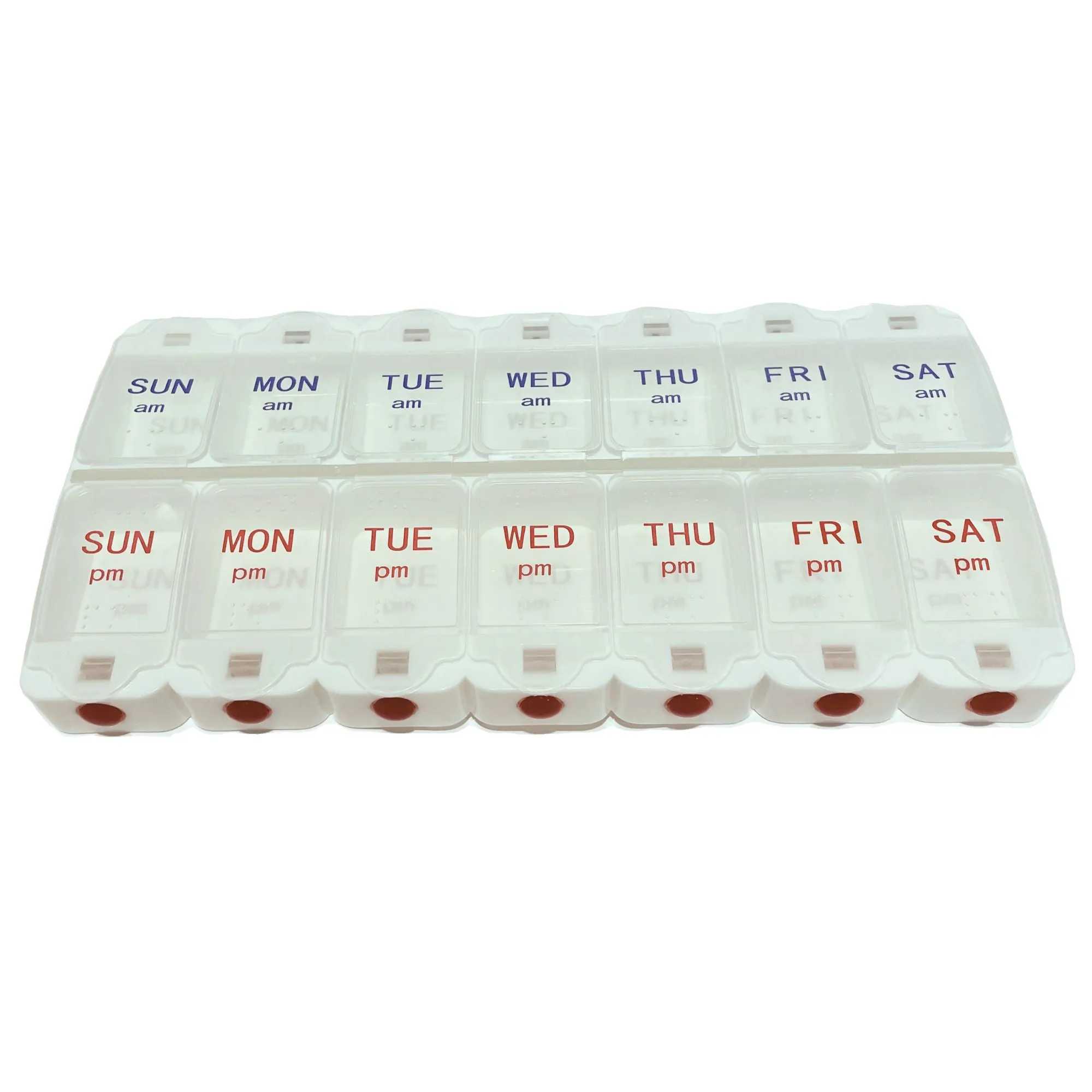 Arthritis-Friendly Pill Organizer - 7 Days, AM/PM