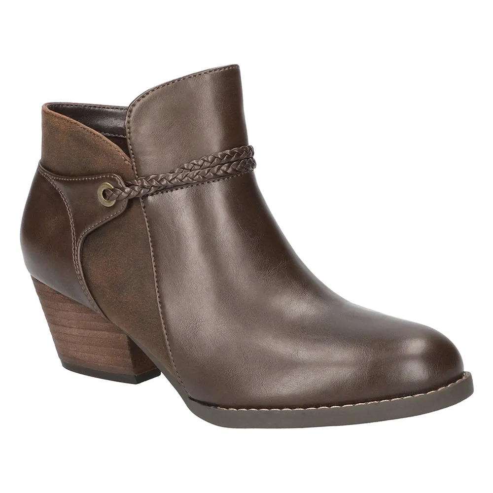 Audrina Round Toe Zippered Booties