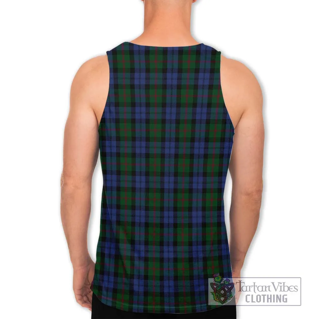 Baird Tartan Men's Tank Top with Family Crest DNA In Me Style