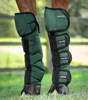 Ballistic Knee Pro-Tech Horse Travel Boots Green