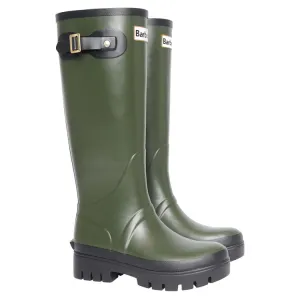 Barbour Ladies Snowdon Tall Welly - Olive/Black