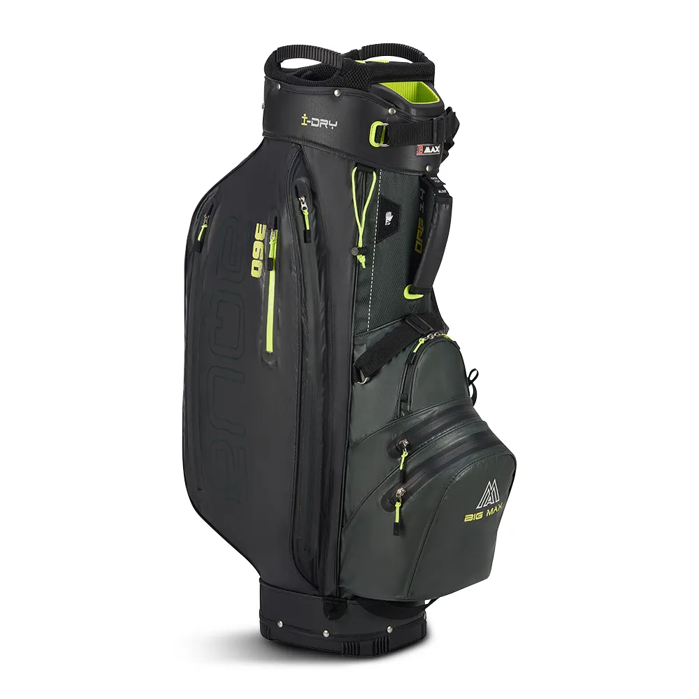 Big Max Aqua Sport 360 Waterproof Cart Bag - Forest Green/Black/Lime