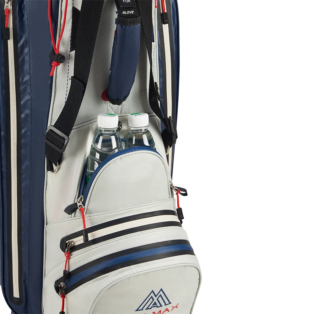 Big Max Aqua Sport 360 Waterproof Cart Bag - Off White/Navy/Red