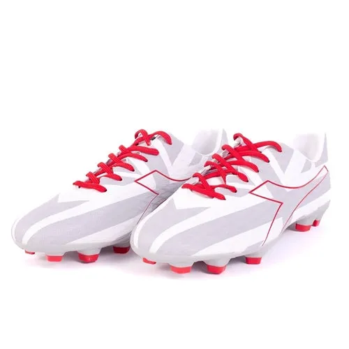 BLAZE SOCCER BOOT (WHT/RED)