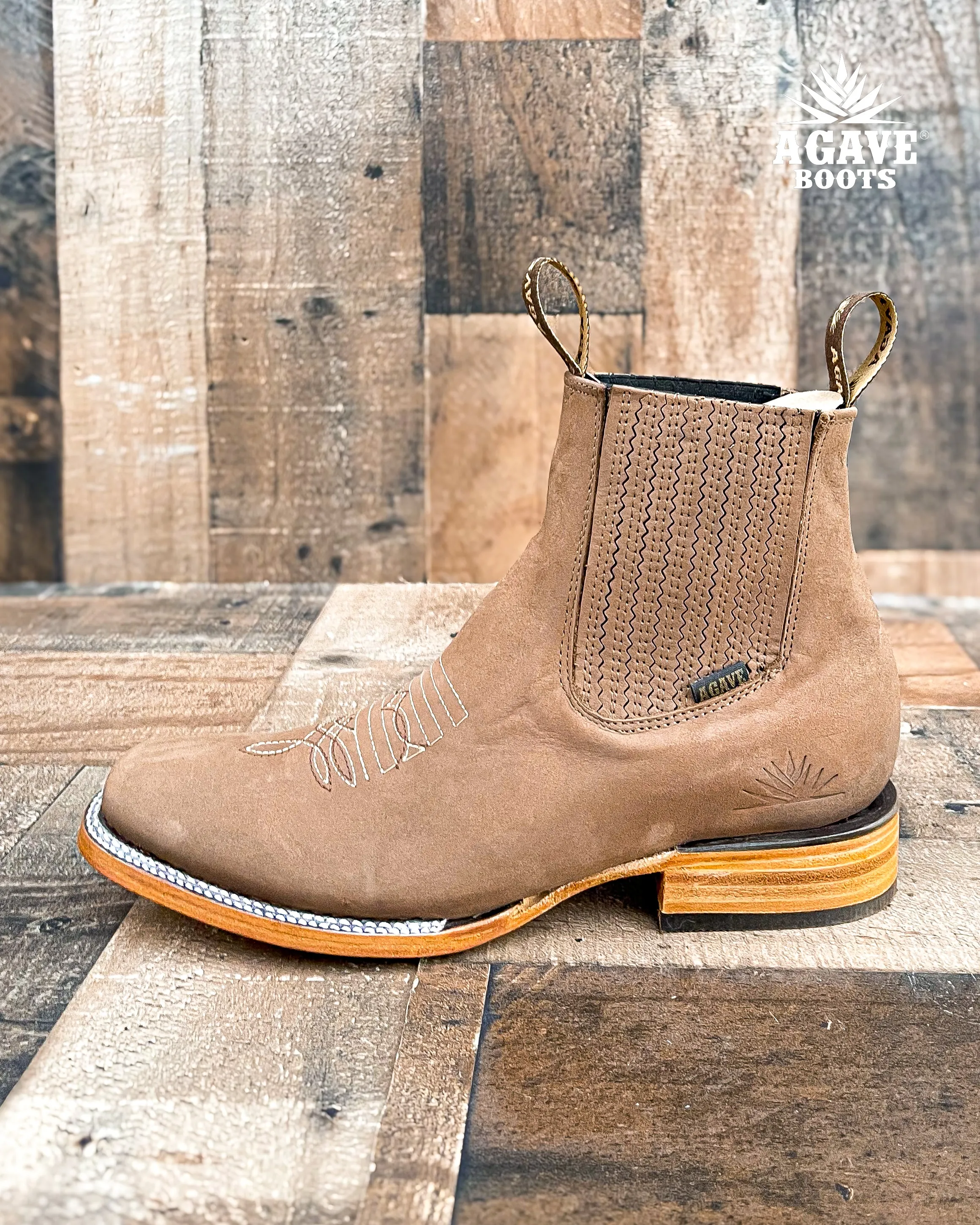 BOTIN / ANKLE BOOT / CHELSEA BOOT SAND | MEN SQUARE TOE WESTERN BOTIN