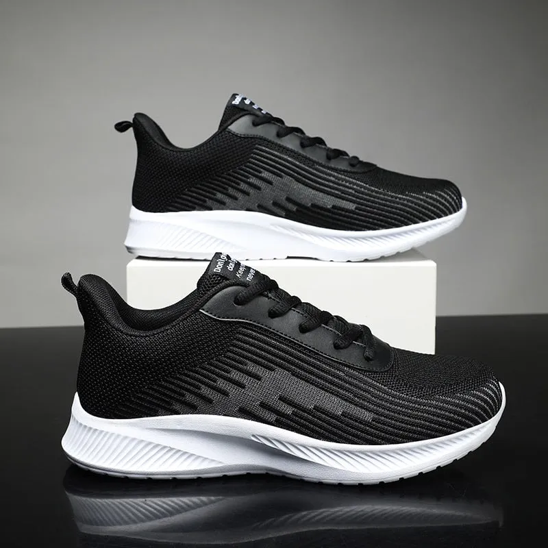 Brand Summer Men Shoes Lightweight Couple Sneakers Fashion Casual Shoes Outdoor Breathable Mesh Men Walking Shoes Big Size 36-47