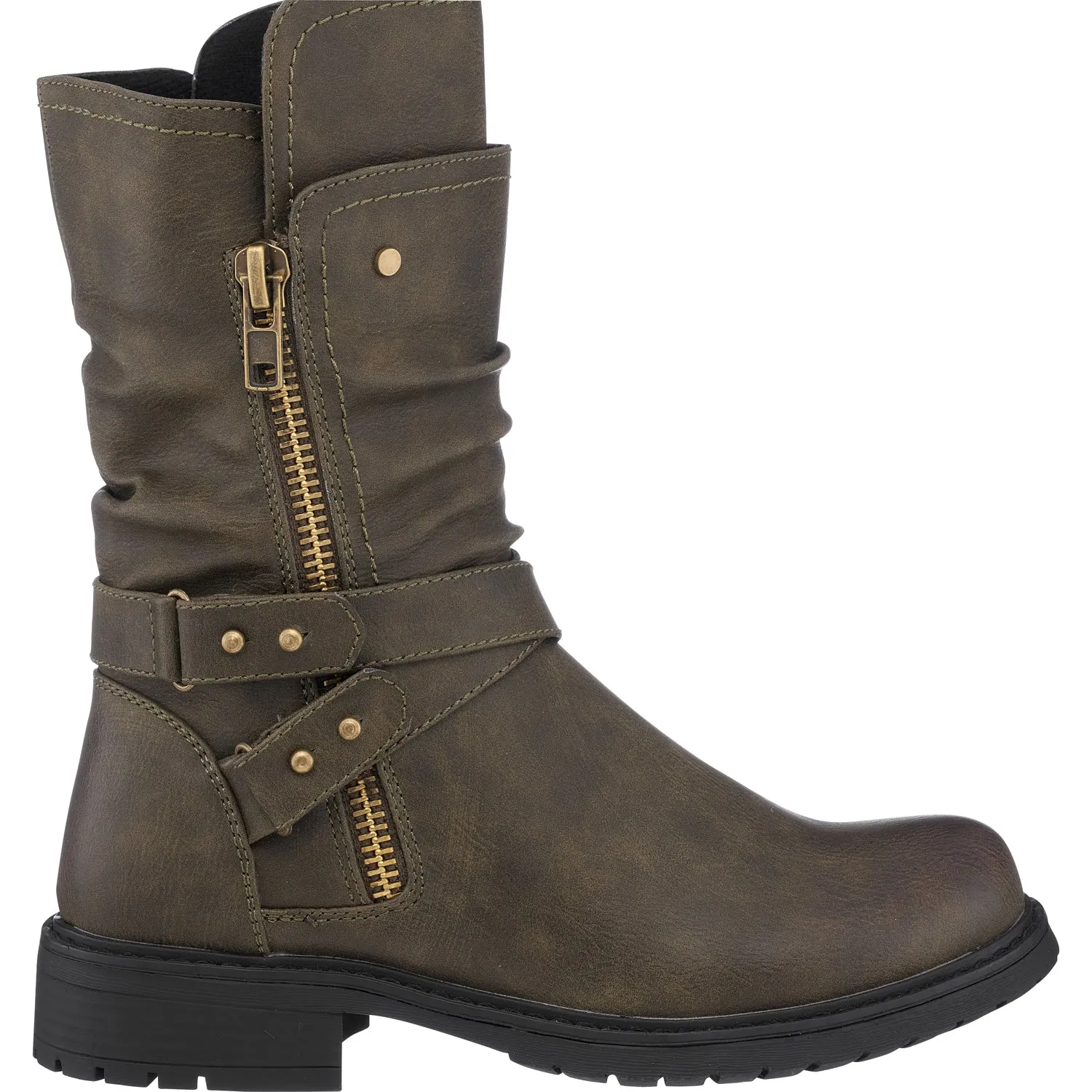 Brandy Olive Ankle Boot