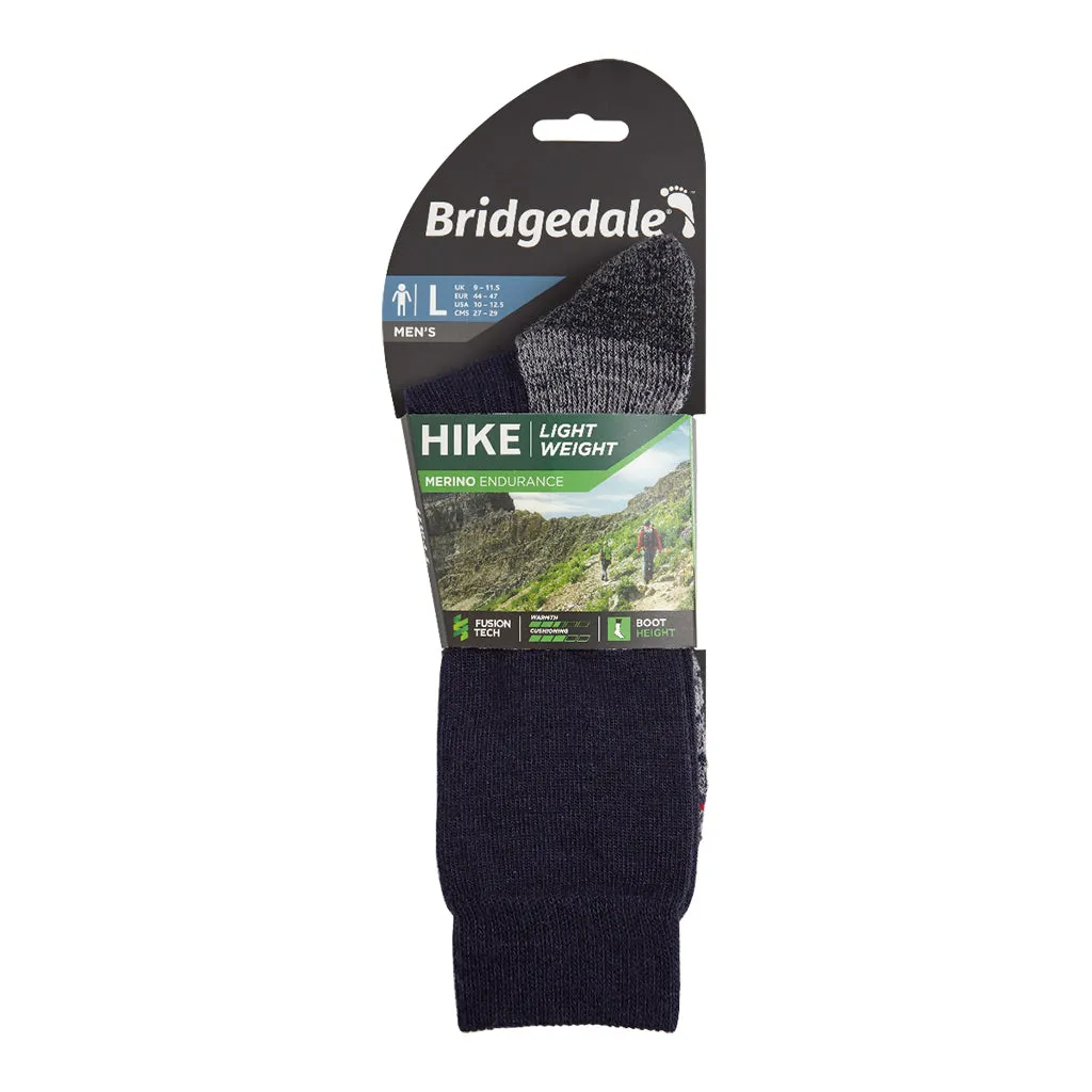 Bridgedale Men's Hike Lightweight Merino Performance Socks