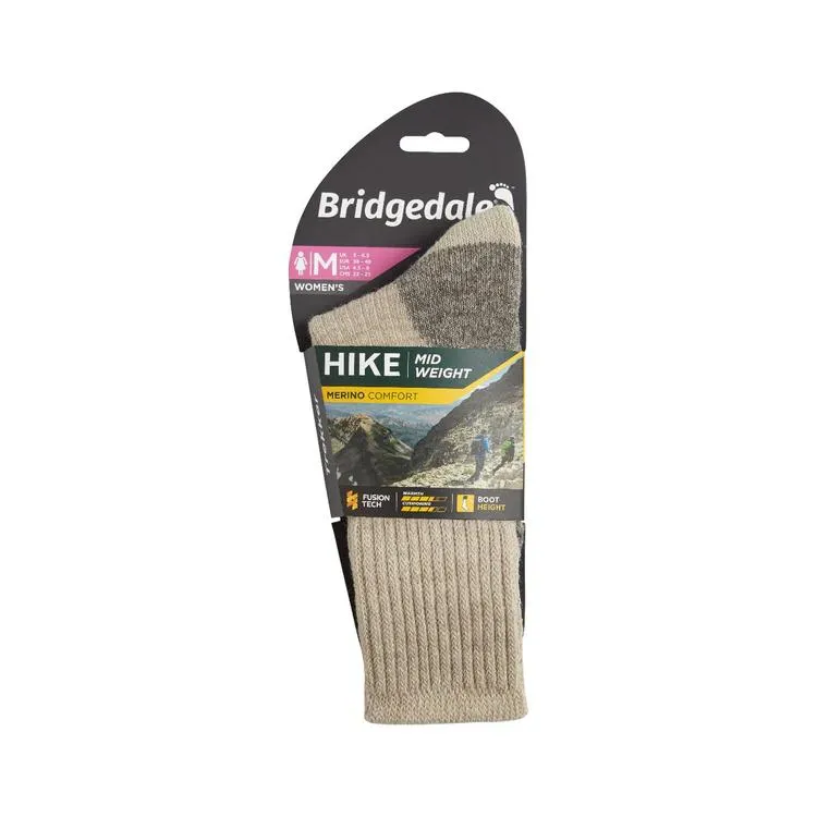 Bridgedale Mens Hike Midweight Merino Performance Walking Socks