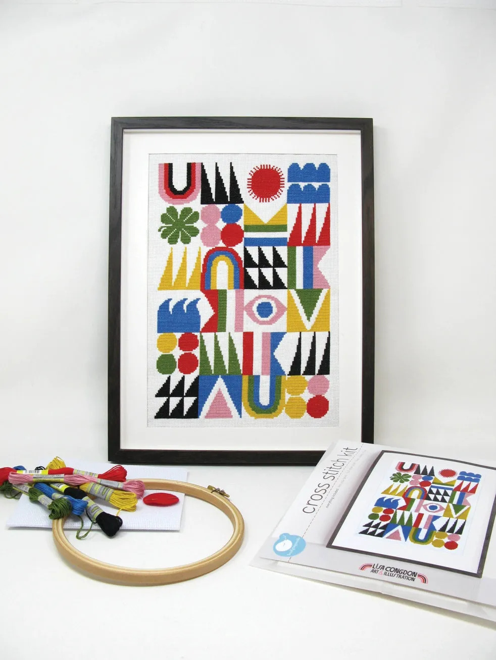 Brightside Cross Stitch Kit | Budgiegoods